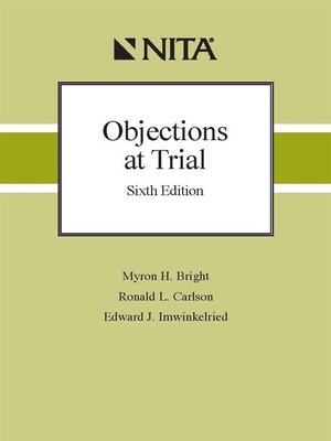 cover image of Objections at Trial
